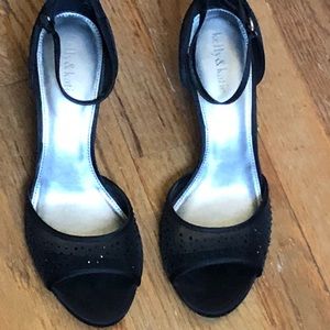 Kelly and Katie Black KK Christie Sandal